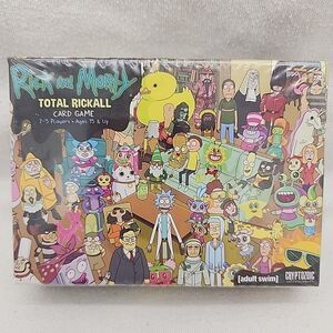 Game Rick And Morty Total Rickall Card Cryptozoic Entertainment Adult Swim 2016